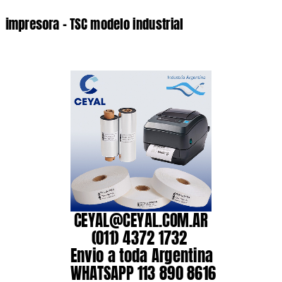impresora – TSC modelo industrial