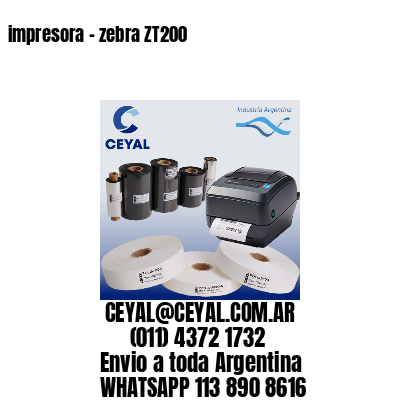 impresora – zebra ZT200