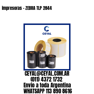 impresoras – ZEBRA TLP 2844