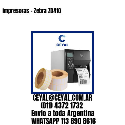 impresoras – Zebra ZD410