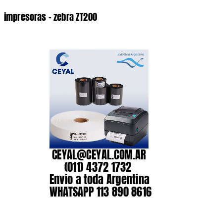 impresoras – zebra ZT200