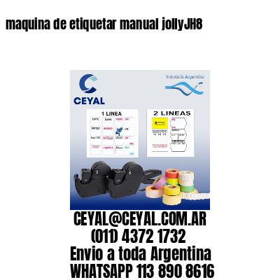 maquina de etiquetar manual jollyJH8