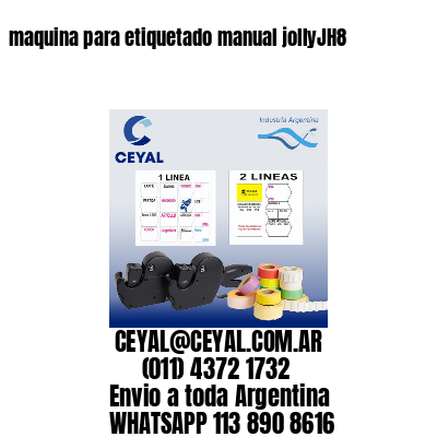 maquina para etiquetado manual jollyJH8