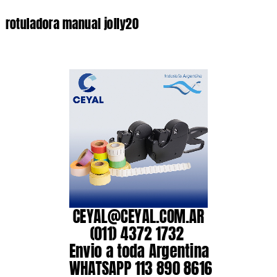rotuladora manual jolly20