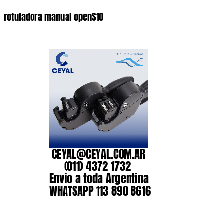 rotuladora manual openS10