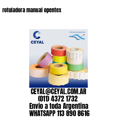 rotuladora manual opentex