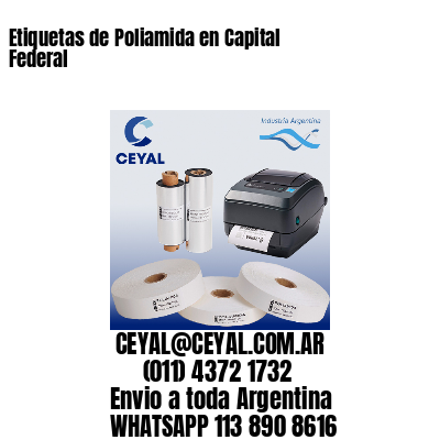 Etiquetas de Poliamida en Capital Federal