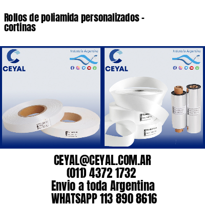 Rollos de poliamida personalizados – cortinas