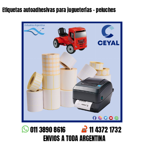 Etiquetas autoadhesivas para jugueterías – peluches