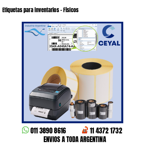 Etiquetas para inventarios – Físicos
