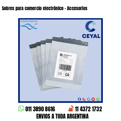 Sobres para comercio electrónico – Accesorios
