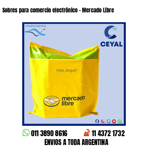 Sobres para comercio electrónico – Mercado Libre