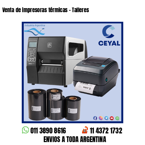 Venta de impresoras térmicas – Talleres