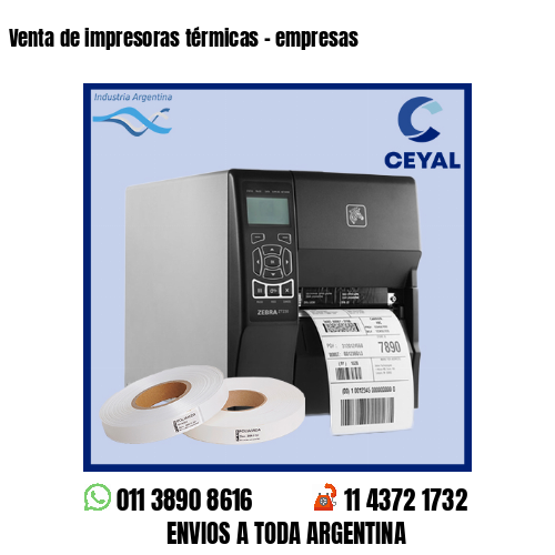 Venta de impresoras térmicas – empresas