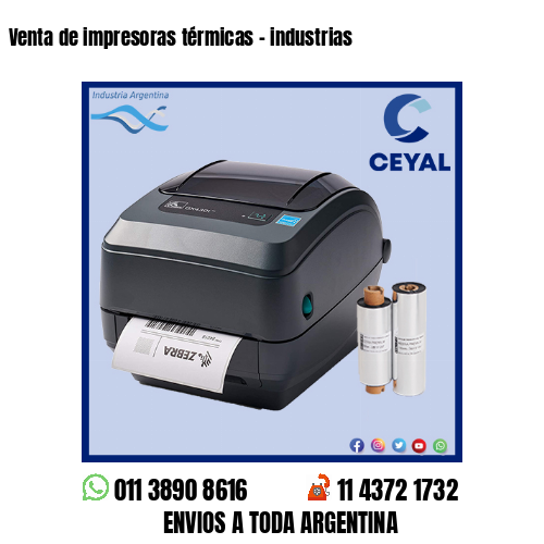 Venta de impresoras térmicas – industrias