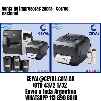 Venta de impresoras zebra – Correo nacional
