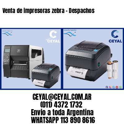 Venta de impresoras zebra – Despachos