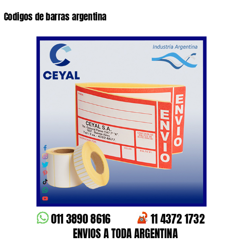 Codigos de barras argentina