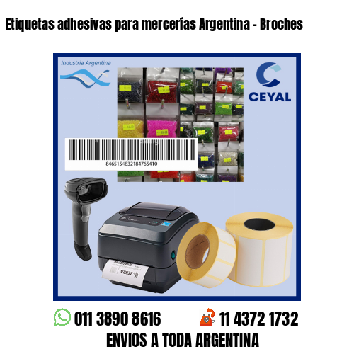 Etiquetas adhesivas para mercerías Argentina – Broches
