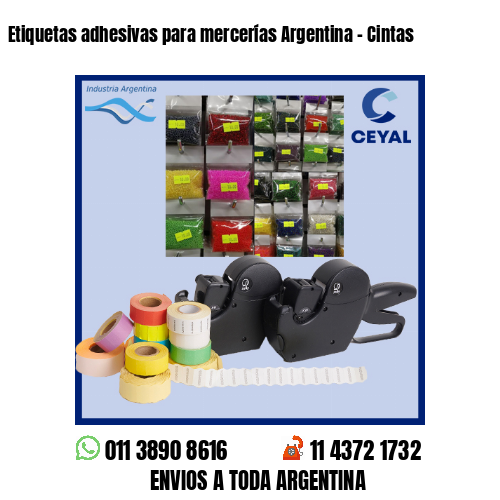 Etiquetas adhesivas para mercerías Argentina – Cintas
