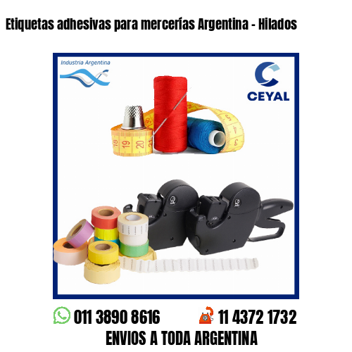 Etiquetas adhesivas para mercerías Argentina – Hilados