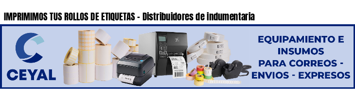 IMPRIMIMOS TUS ROLLOS DE ETIQUETAS - Distribuidores de indumentaria