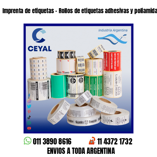 Imprenta de etiquetas – Rollos de etiquetas adhesivas y poliamida