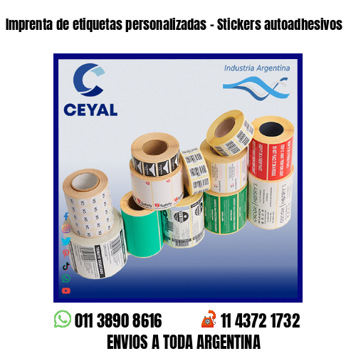 Imprenta de etiquetas personalizadas – Stickers autoadhesivos