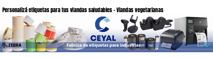 Personalizá etiquetas para tus viandas saludables - Viandas vegetarianas