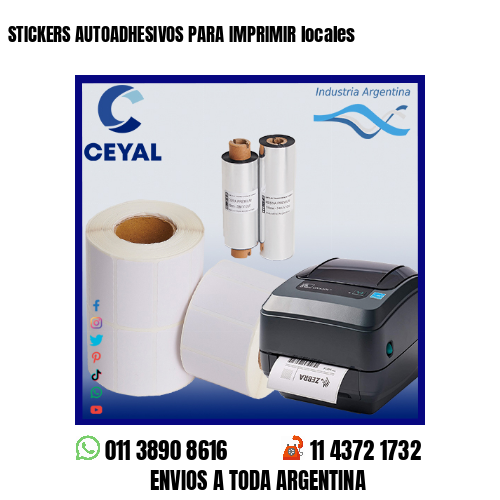 STICKERS AUTOADHESIVOS PARA IMPRIMIR locales