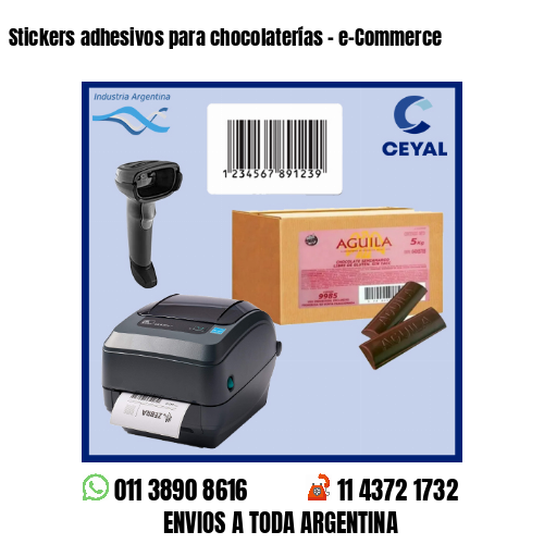 Stickers adhesivos para chocolaterías – e-Commerce
