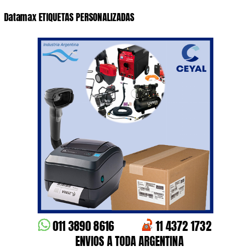 Datamax ETIQUETAS PERSONALIZADAS
