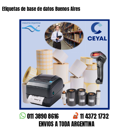 Etiquetas de base de datos Buenos Aires