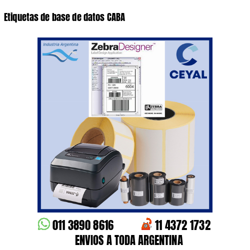 Etiquetas de base de datos CABA