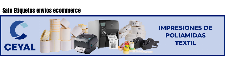 Sato Etiquetas envios ecommerce