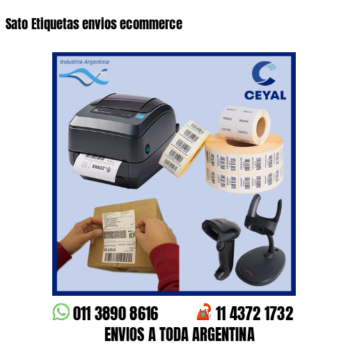 Sato Etiquetas envios ecommerce
