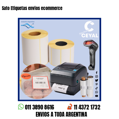 Sato Etiquetas envios ecommerce