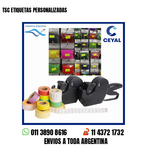 TSC ETIQUETAS PERSONALIZADAS