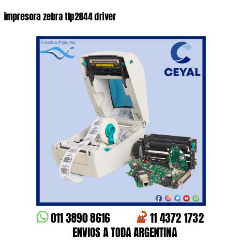 impresora zebra tlp2844 driver