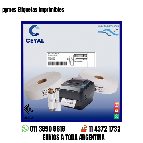 pymes Etiquetas imprimibles