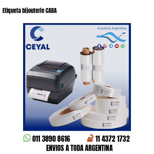 Etiqueta bijouterie CABA