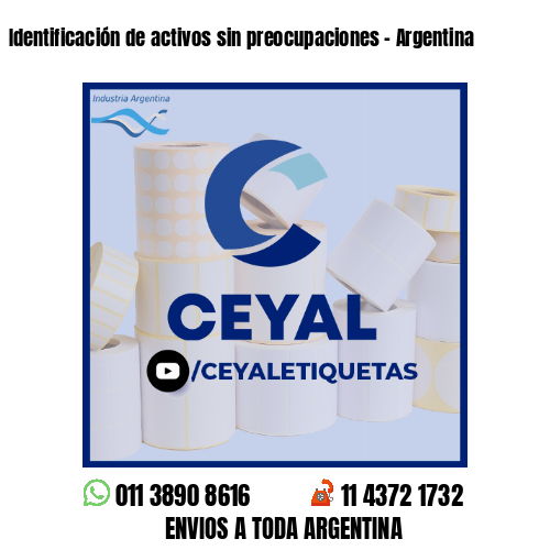 Identificación de activos sin preocupaciones - Argentina