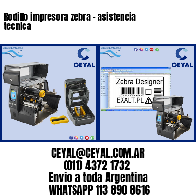Rodillo impresora zebra – asistencia tecnica