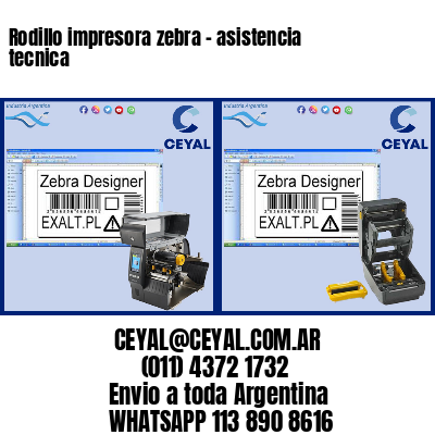 Rodillo impresora zebra – asistencia tecnica