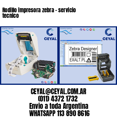 Rodillo impresora zebra – servicio tecnico