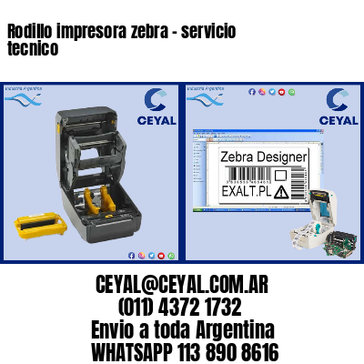 Rodillo impresora zebra – servicio tecnico