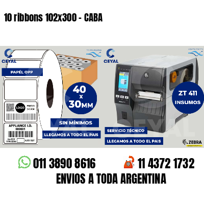 10 ribbons 102x300 - CABA