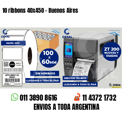 10 ribbons 40x450 - Buenos Aires