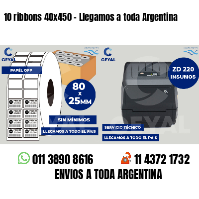 10 ribbons 40x450 - Llegamos a toda Argentina