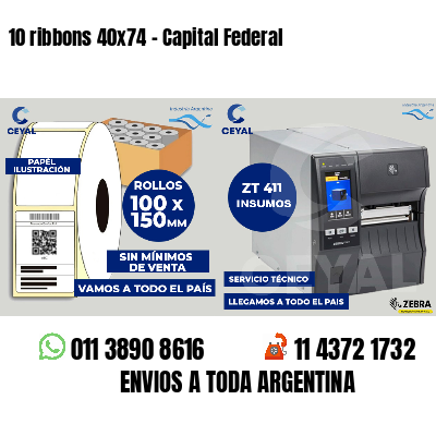 10 ribbons 40x74 - Capital Federal